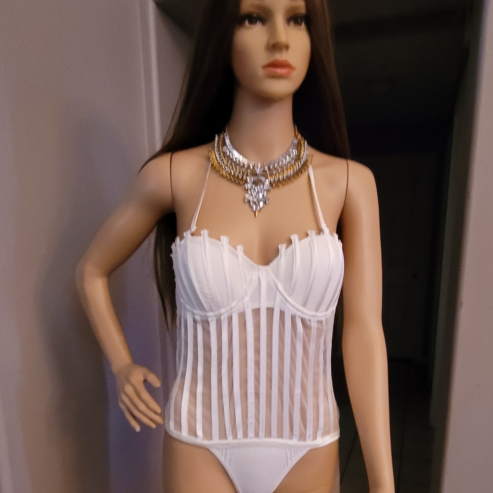 Sexy White Bodysuit